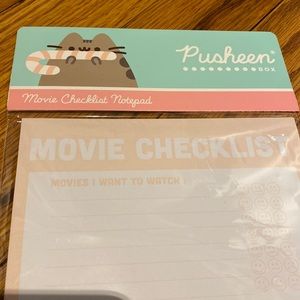 Pusheen CULTUREFLY Movie Checklist Notepad
